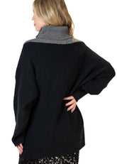 Color Block Turtleneck Sweater Sweaters Kate Hewko 