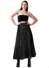 Corset Athleisure Denim Skirt Skirts Kate Hewko 