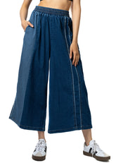 Cropped Contrast Denim Pant Pants Kate Hewko 