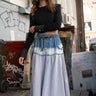 Denim Block Sweat Skirt Kate Hewko 