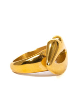 Gold Pucker Up Ring Rings Kate Hewko 