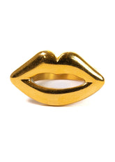 Gold Pucker Up Ring Rings Kate Hewko 