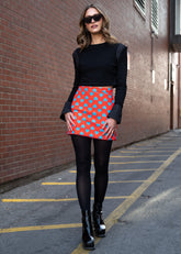 Hearted Quilted Mini Skirt Skirts Kate Hewko 