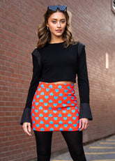 Hearted Quilted Mini Skirt Skirts Kate Hewko 