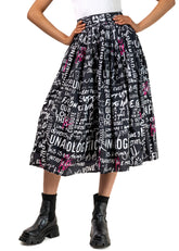 KH Graffiti Print Skirt Skirts Kate Hewko 