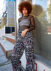 KH Graffiti Printed Pants Pants Kate Hewko 