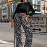 KH Graffiti Printed Pants Pants Kate Hewko Black XS 