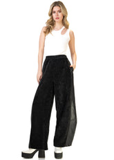 Leather + Velour Contrast Trouser Pants Kate Hewko 