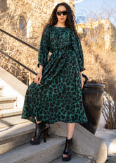 Leopard Belted Button Up Dress Dresses Kate Hewko 