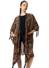 Leopard Paisley Rivet Kimono Layering Pieces Kate Hewko 