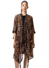 Leopard Paisley Rivet Kimono Layering Pieces Kate Hewko 