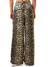 Leopard Print Palazzo Pant Pants Kate Hewko 