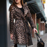 Leopard Print Trench Coat Outerwear Kate Hewko 