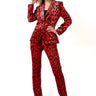 Leopard Printed Velour Dress Pant Pants Kate Hewko 