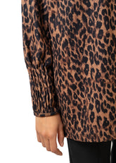 Leopard Turtleneck Tunic Long Sleeve Tees Kate Hewko 