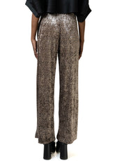 Leopard Velour Drawstring Pant Pants Kate Hewko 