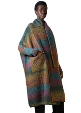 Long Multicolor Wrap Cardigan Cardigans Kate Hewko 