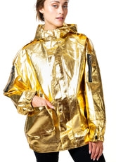 Metallic Lightweight Jacket Outerwear Kate Hewko 