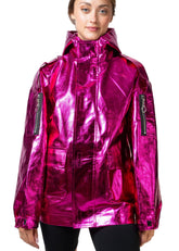 Metallic Lightweight Jacket Outerwear Kate Hewko 