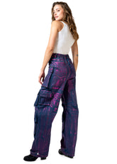 Metallic Painted Cargo Pants Pants Kate Hewko 