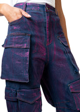 Metallic Painted Cargo Pants Pants Kate Hewko 