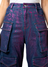 Metallic Painted Cargo Pants Pants Kate Hewko 