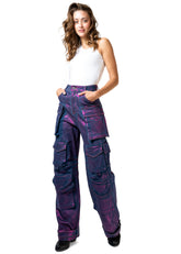 Metallic Painted Cargo Pants Pants Kate Hewko 