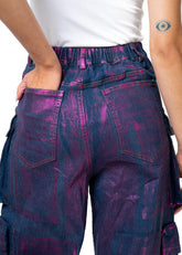 Metallic Painted Cargo Pants Pants Kate Hewko 