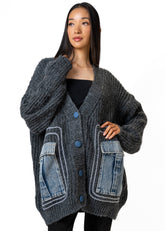 Not So Basic Chunky Cardigan Kate Hewko 