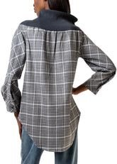 Off Shoulder Plaid Blouse Kate Hewko 