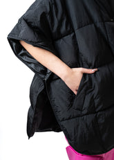 Oversized Puffer Poncho Outerwear Kate Hewko 