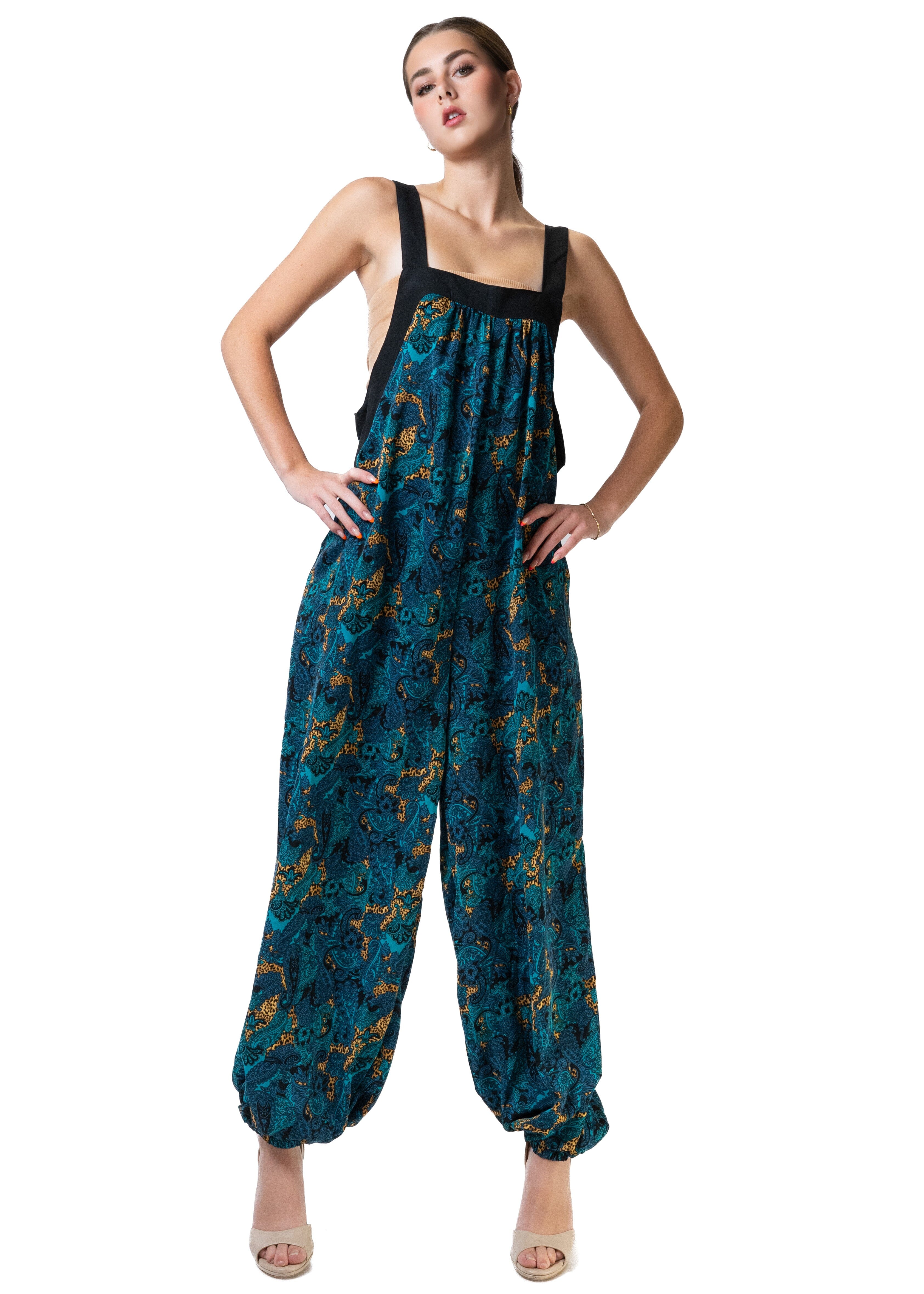 Paisley Printed Overalls Kate Hewko 