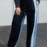 Rhinestone Studded Athleisure Denim Pant Pants Kate Hewko 