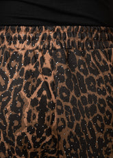 Rhinestone Studded Leopard Pant Pants Kate Hewko 