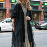 Ruffled Tulle Knit Cardigan Cardigans Kate Hewko 