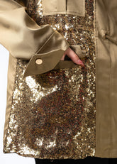 Sequin Contrast Utility Jacket Outerwear Kate Hewko 