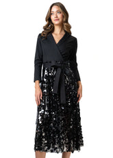 Sequin Skirt Long Sleeve Dress Dresses Kate Hewko 