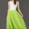 Tiered Ruffle Tulle Skirt Kate Hewko 