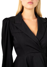 Zipper Hem Peplum Blouse Blouses Kate Hewko 