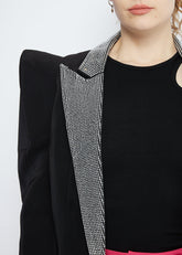 Avant Garde Rhinestone Collar Blazer Blazers Kate Hewko 