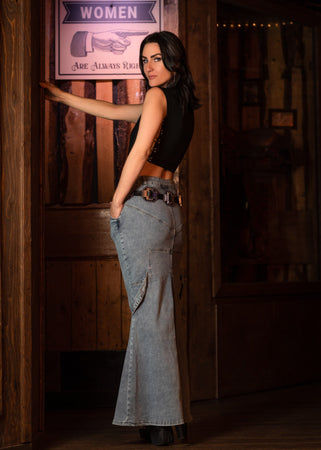 Long Denim Mermaid Skirt - Kate Hewko